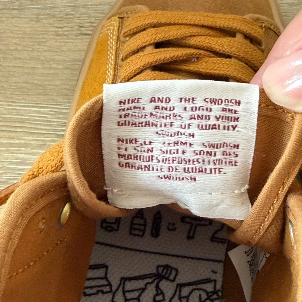 Nike Shoes Mens Size 6.5 SB Blazer Court Mid Premium Desert Ochre Gum Skateboard